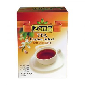 Zarrin Tea Ceylon Select Earl Grey Blend 16 Oz