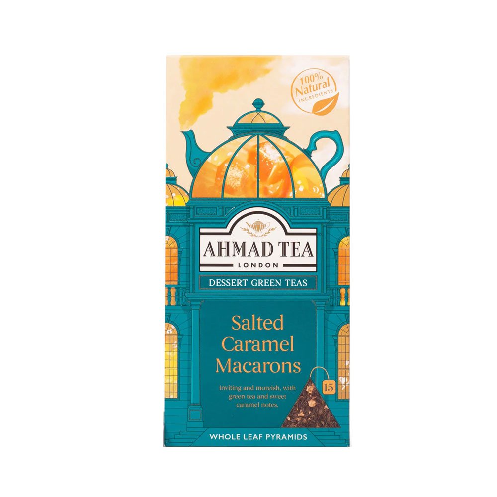 Ahmad Tea Salted Caramel Macarons