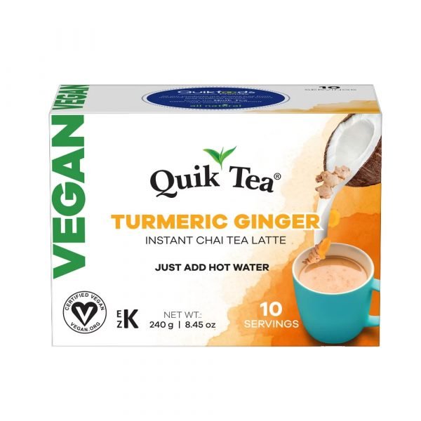 QuikTea Vegan Turmeric Ginger Chai