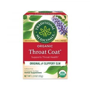 Traditional Medicinals Organic Throat Coat Herbal Wrapped Tea