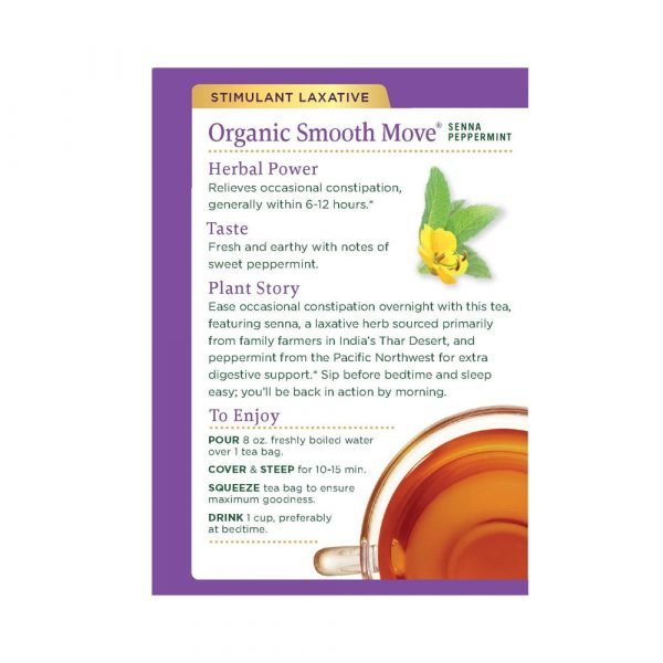 Traditional Medicinals Smooth Move Senna Peppermint Tea
