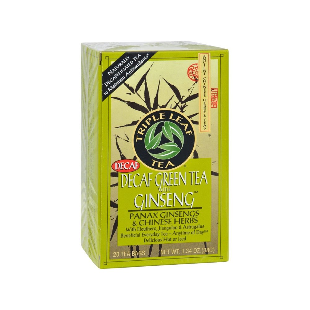 Triple Leaf Decaf Green Tea with Ginseng