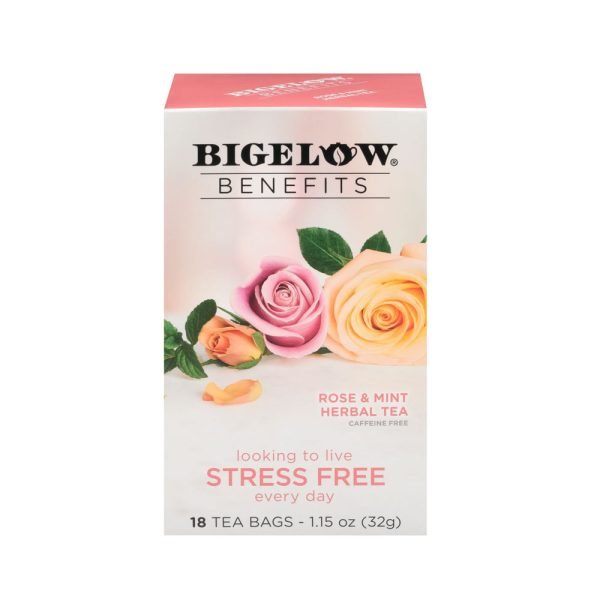 Bigelow Benefits Herbal Tea Rose Mint