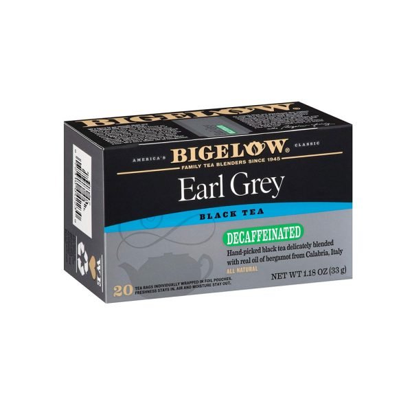Bigelow Black Tea Decaffeinated Early Grey