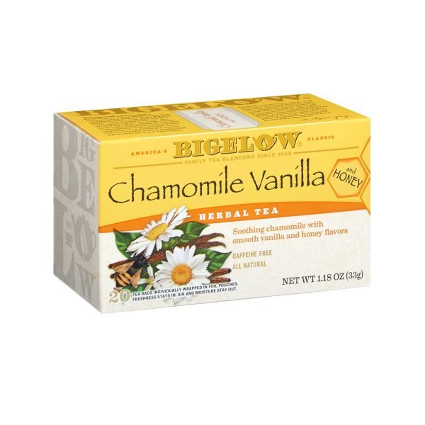 Bigelow Chamomile Vanilla with Honey Herbal Tea