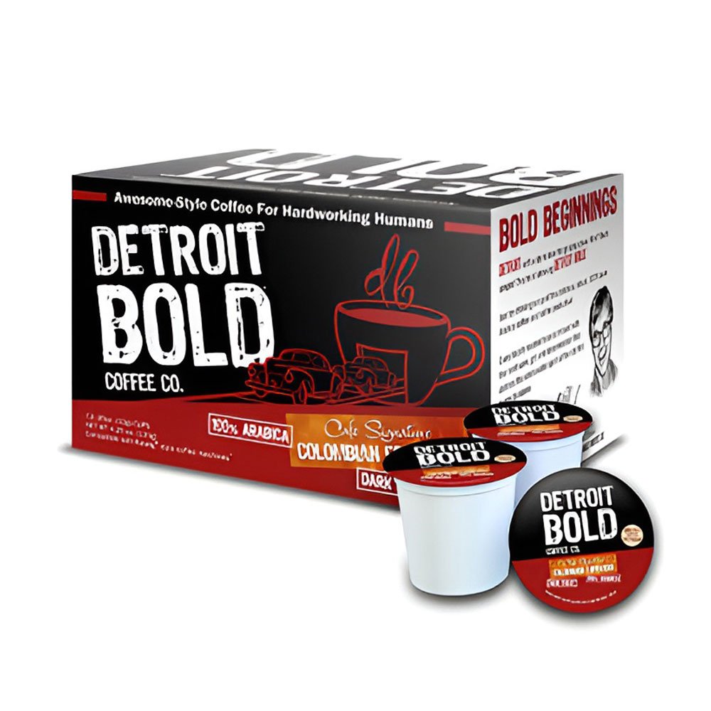 Detroit Bold Coffee Colombian Cafe Signature