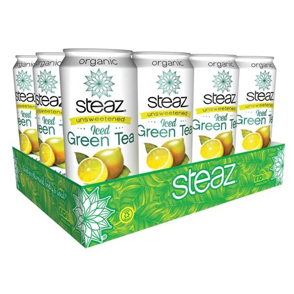 Steaz Organic Iced Green Tea with Lemon