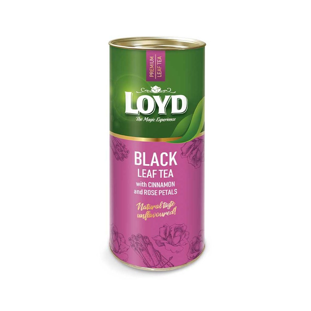 Loyd Black Leaf Tea with Cinnamon and Rose Petals